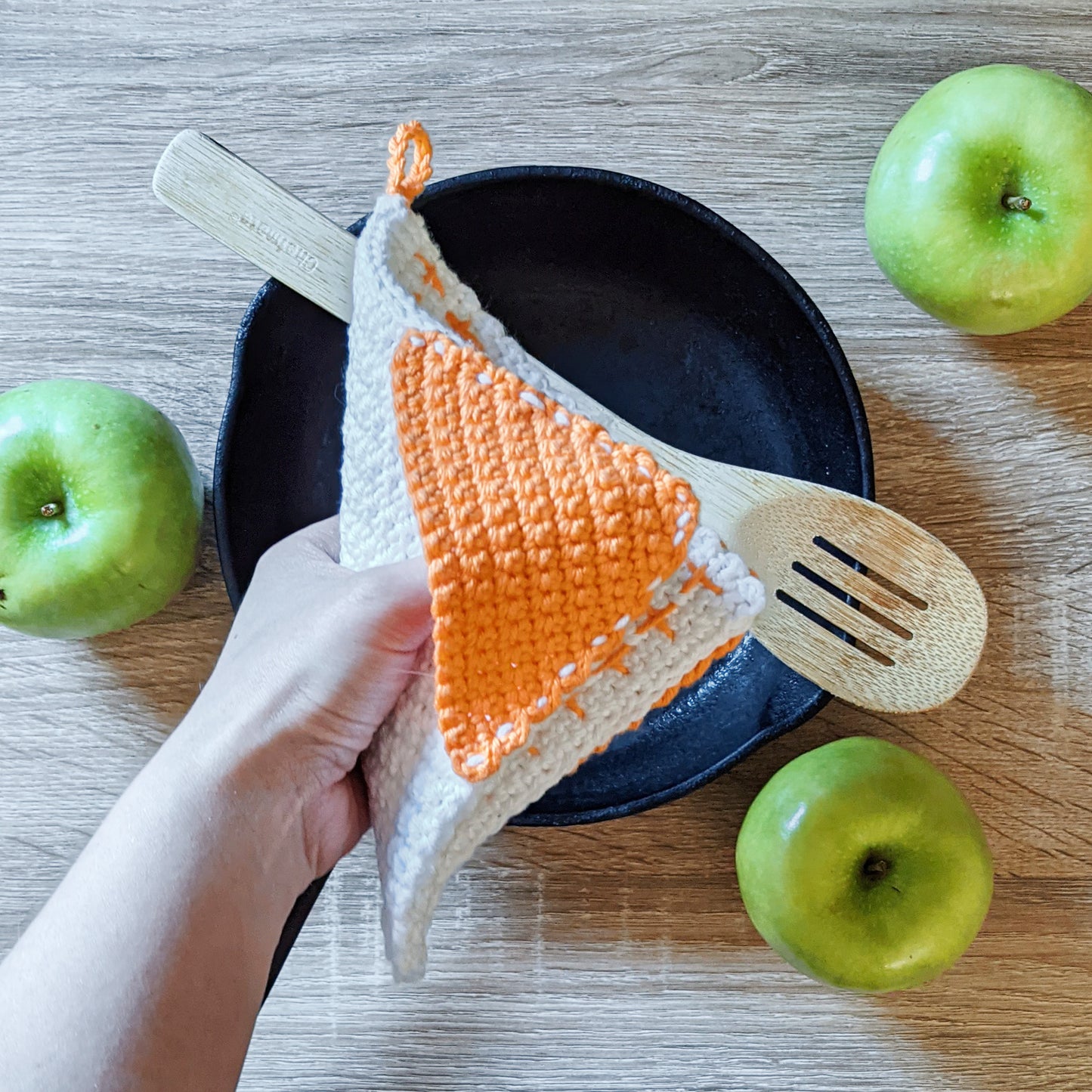 Crochet Pattern: Crosses Pot Holder