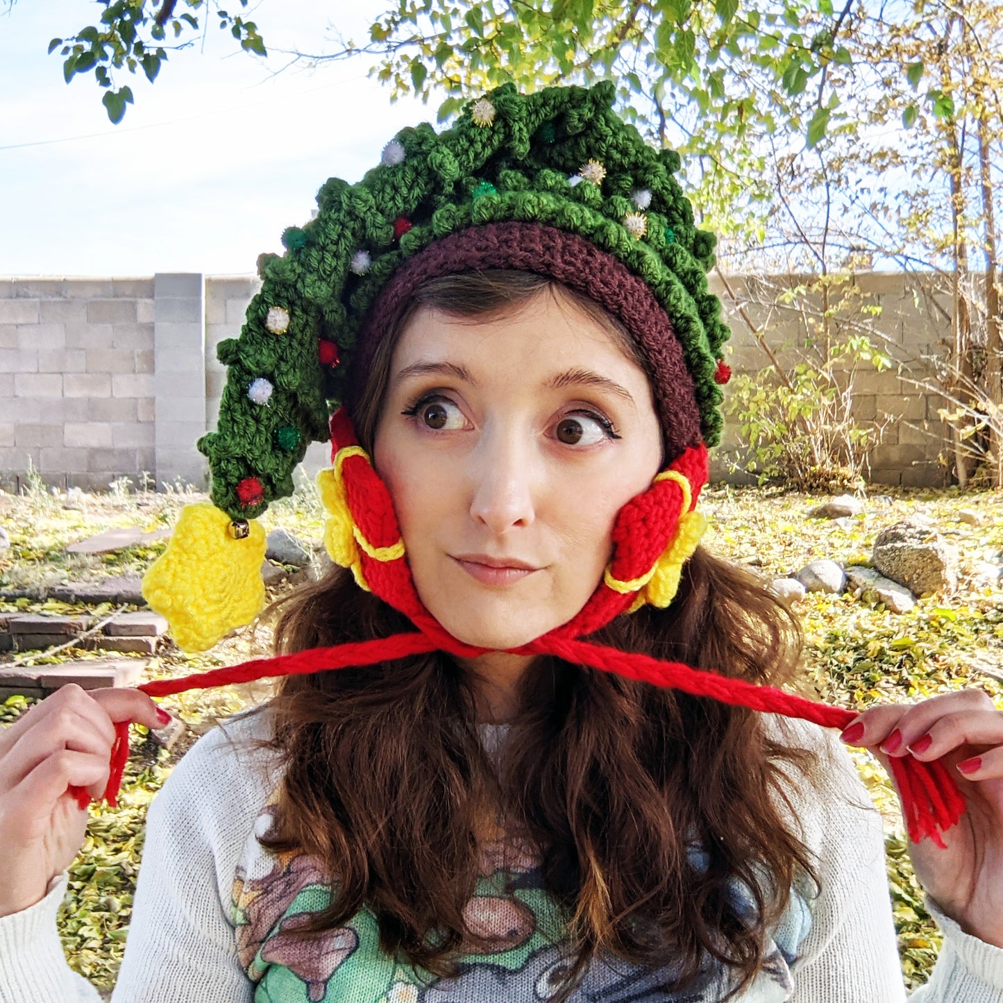 Crochet Pattern: Christmas Tree Hat