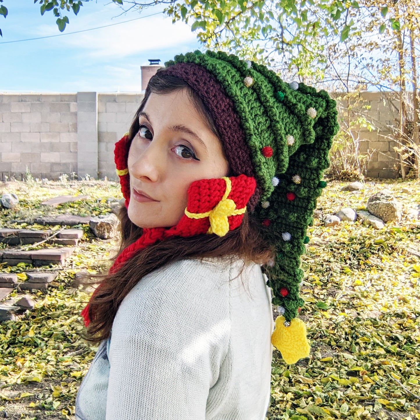 Crochet Pattern: Christmas Tree Hat