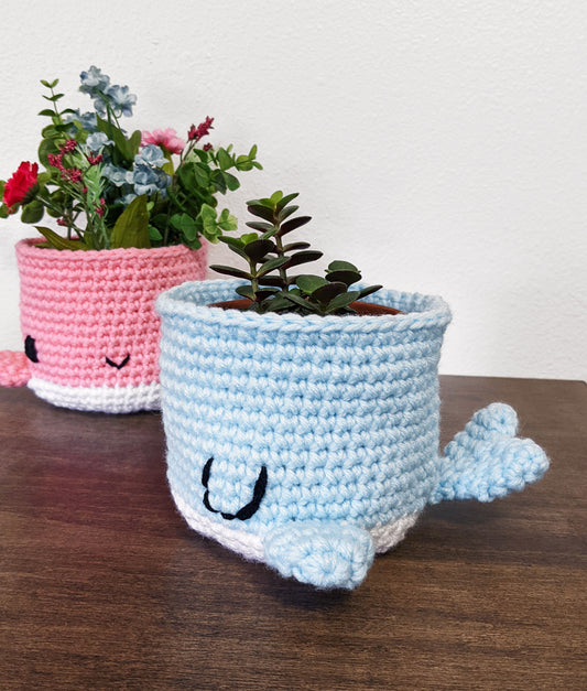 Crochet Pattern: Whale Planter