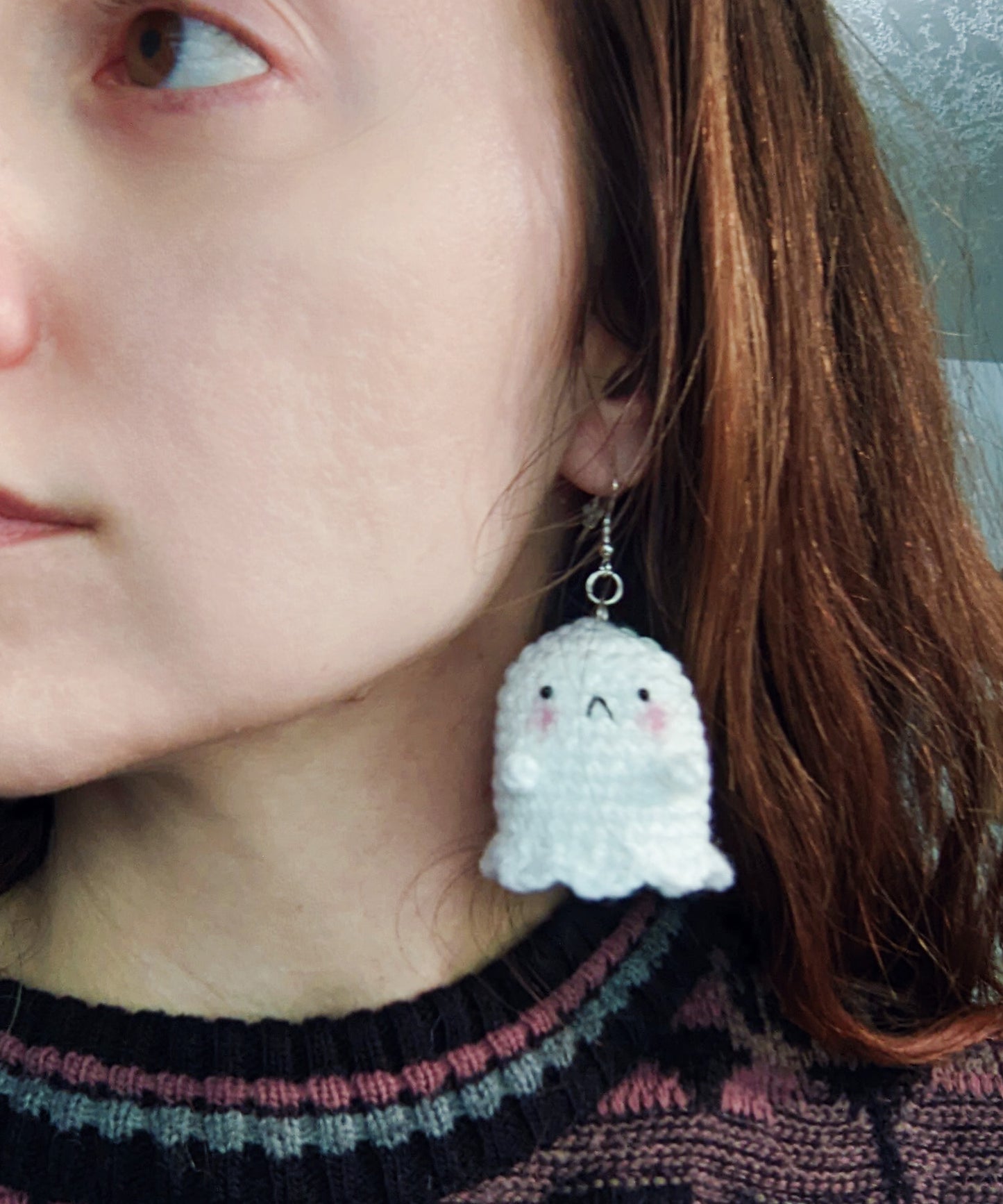 Crochet Pattern: Little Ghost Earrings