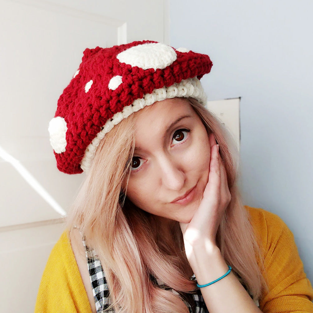 Crochet Pattern: Mushroom Hat