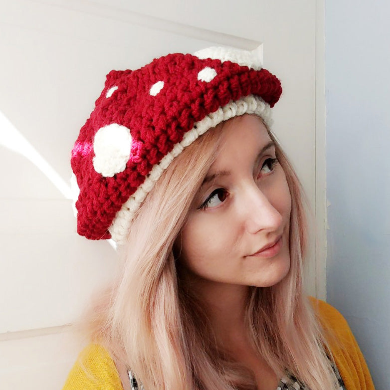 Crochet Pattern: Mushroom Hat