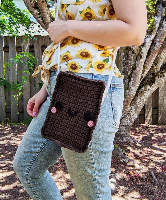 Crochet Pattern: Ice Cream Sandwich Crossbody Bag