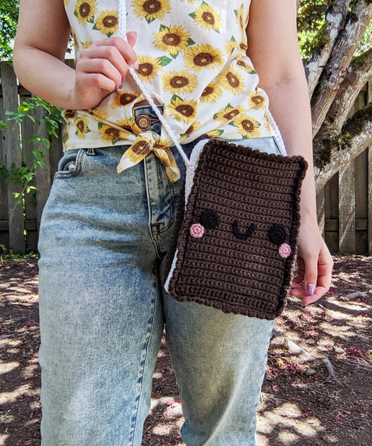 Crochet Pattern: Ice Cream Sandwich Crossbody Bag