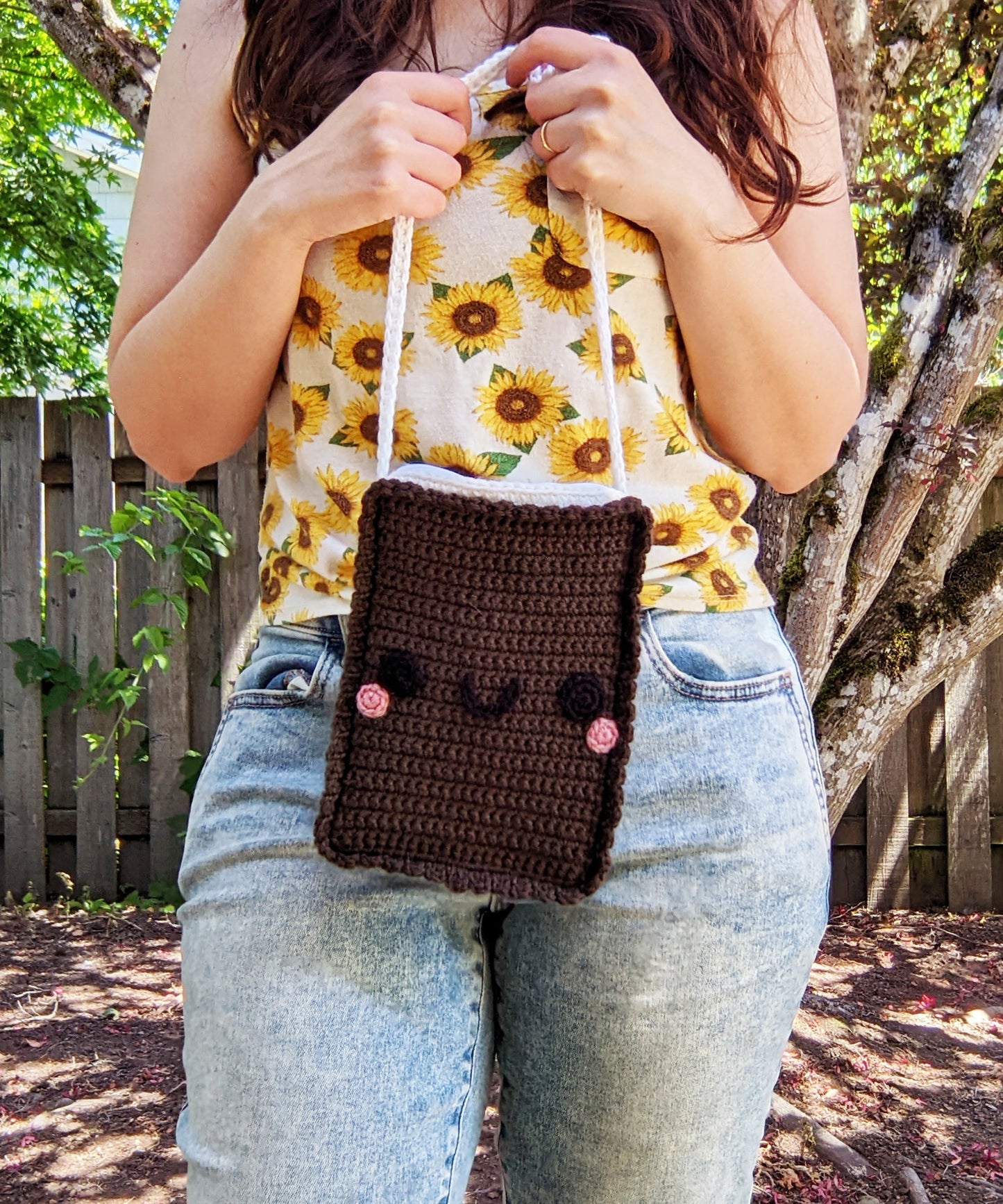 Crochet Pattern: Ice Cream Sandwich Crossbody Bag