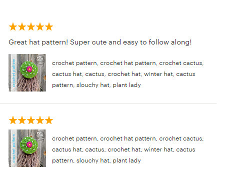 Crochet Pattern: Cactus Hat